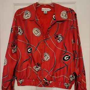 Vintage UGA 100% silk shell women's jacket